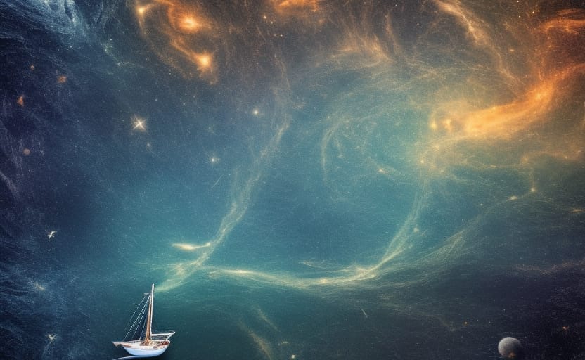 Boat Cosmic Sea