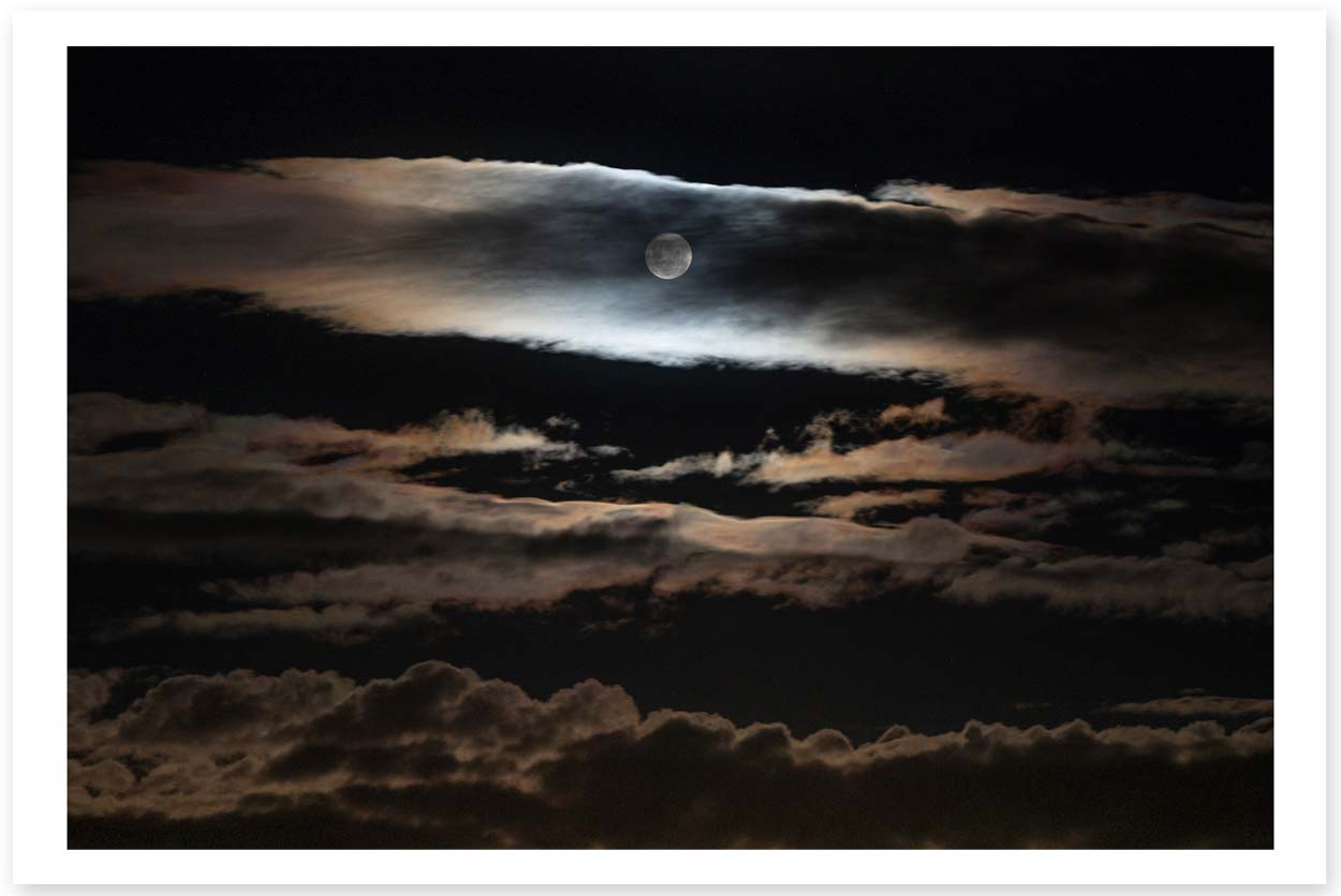 Karoo Night Sky -Clouds with Moon