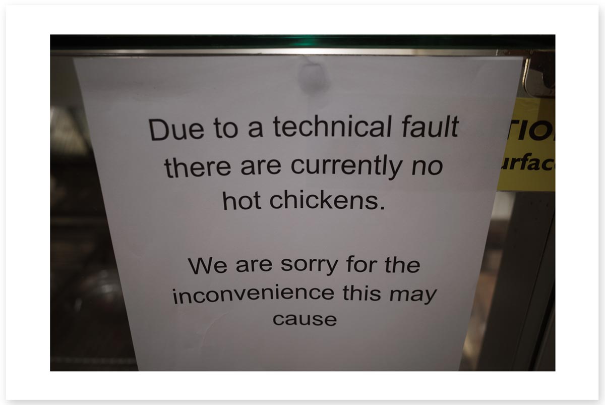 No Hot Chickens